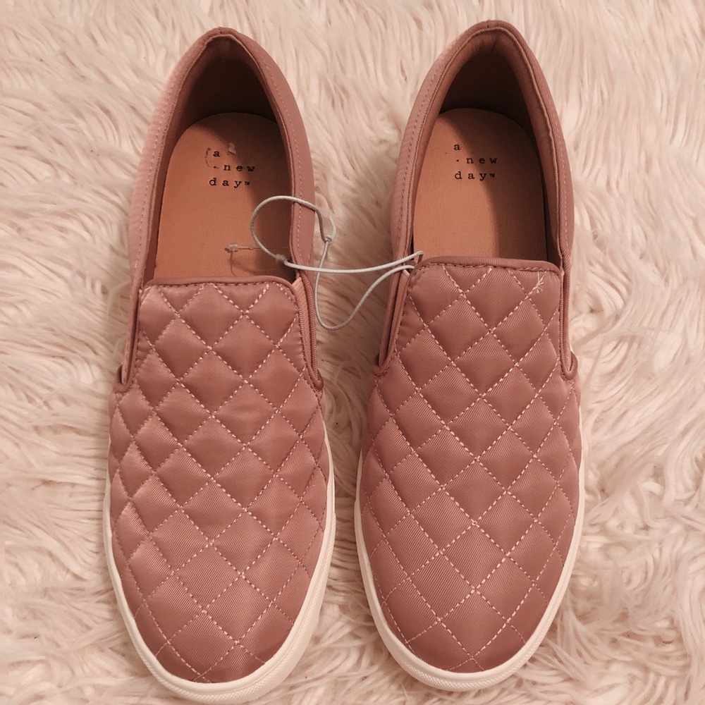 Target blush pink slip ons🤍!!